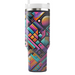 Electric Retro Patterns Insulated Tumblers