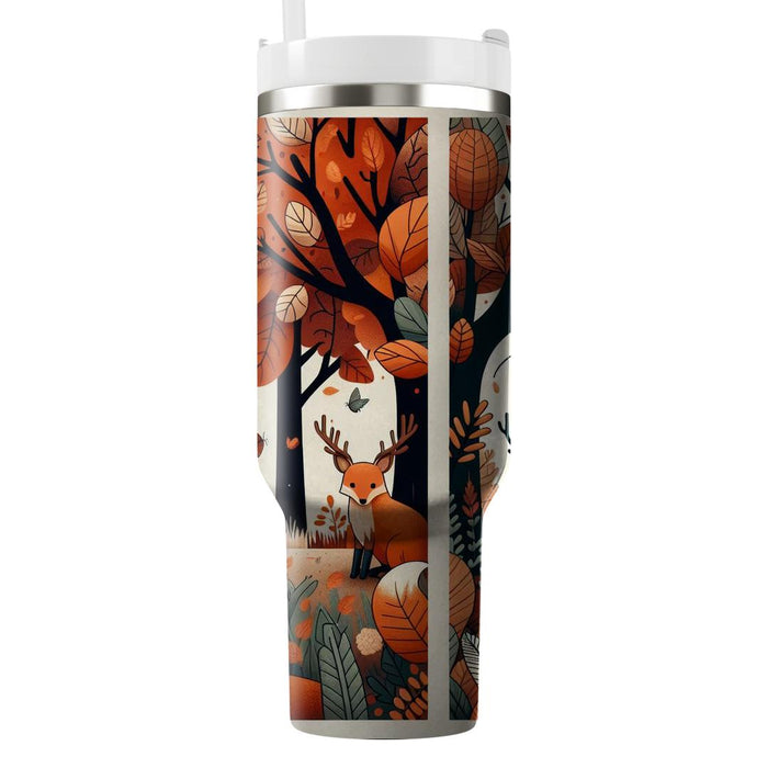 Autumn Whimsical Woods  Insulated Tumblers