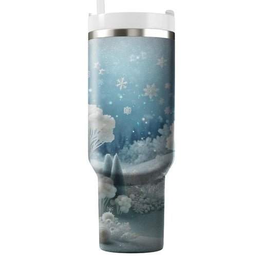 Winter Wonderland Dreamscape  Tumblers With Lids