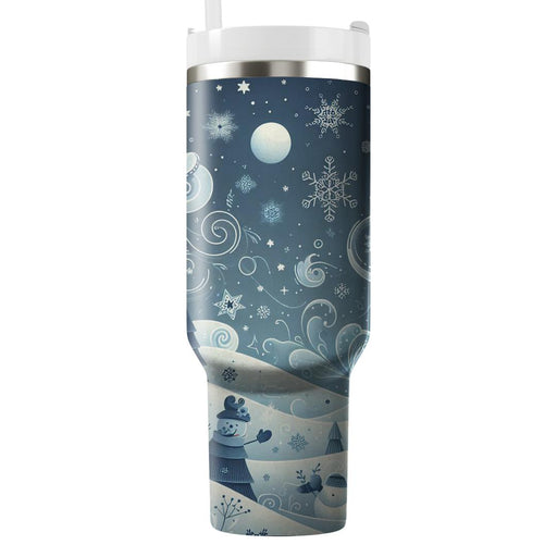 Winter Frosty Whimsy  Insulated Tumblers