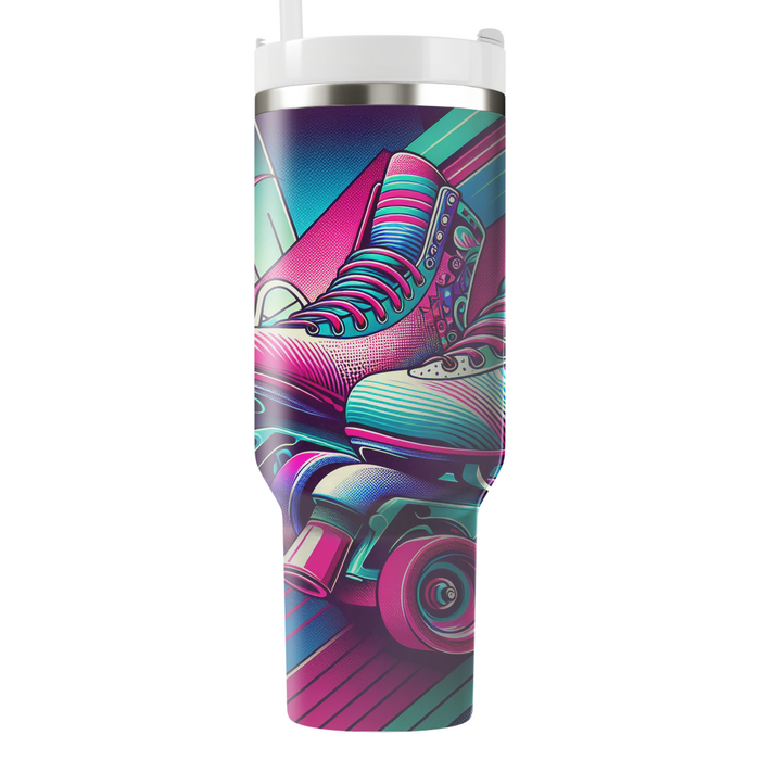 Retro Roller Skate  Custom Tumblers