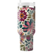 Modern Floral Tapestry Tumbler Cups