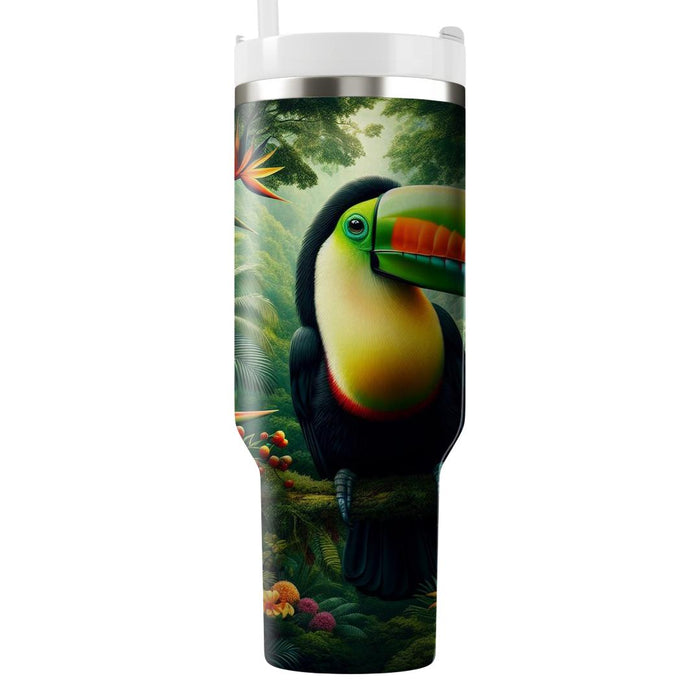 Vivid Toucan Tropics  Tumbler Cups