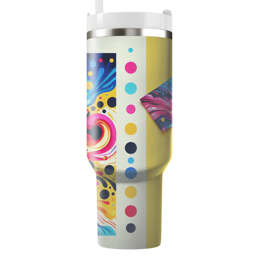 Vivid Tie-dye Travel Tumblers