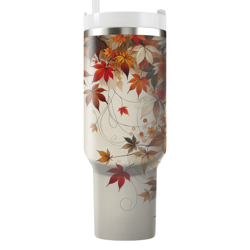 Autumn Leaves Medley  Personalized Tumblers