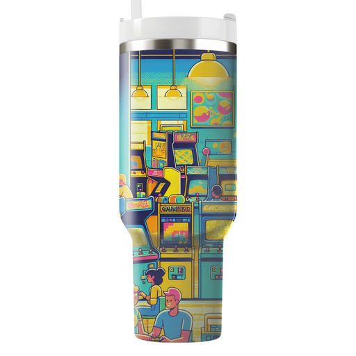 Neon Night Arcade Insulated Tumblers