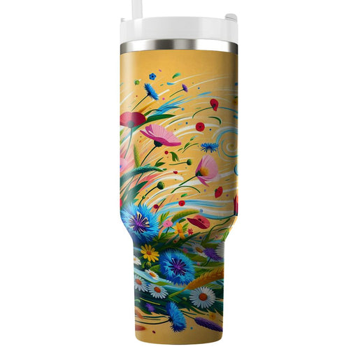 Wildflower Whirlwind  Custom Tumblers