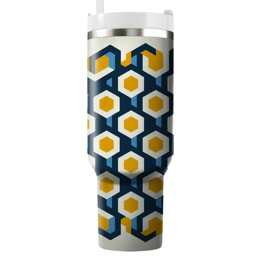 Geometric Honeycomb Delight  Tumblers For Gifts