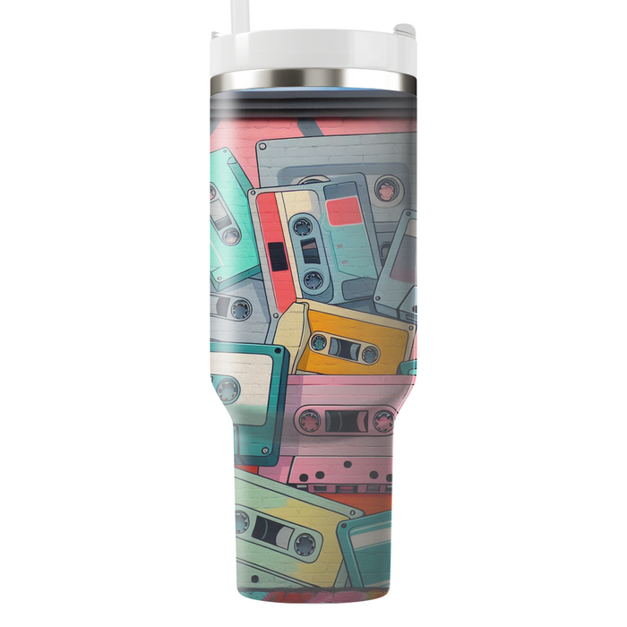 Retro Cassette Tape  Personalized Tumblers