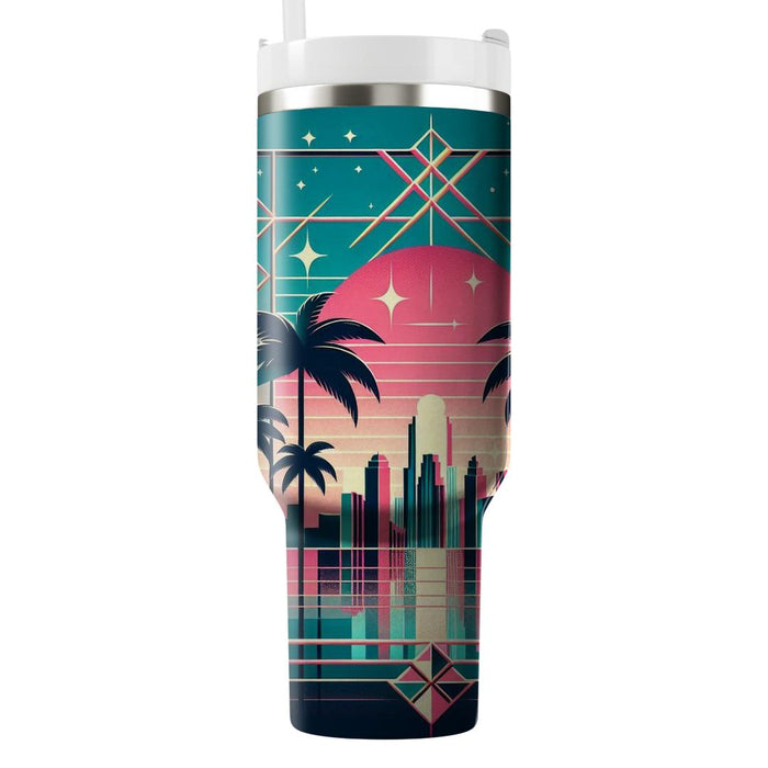 Vintage Miami Mirage Travel Tumblers