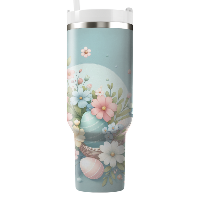 Floral Easter Celebration Tumblers With Lids