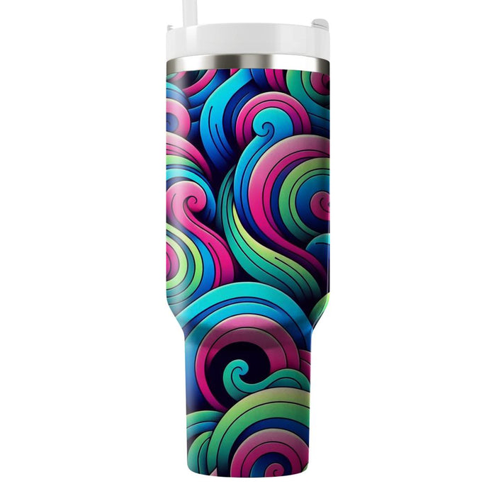  Wave Motion  Tumblers With Lids