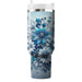 Winter Frost Flowers  Tumblers With Lids