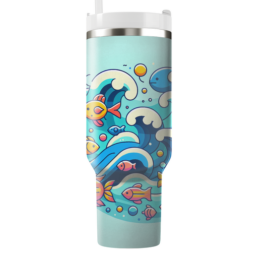 Funky Fish Patterns  Custom Tumblers