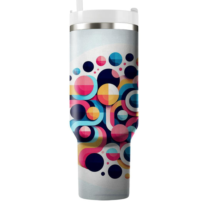 Geometric Circle Array  Custom Tumblers