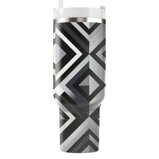 Geometric Diamond Pattern  Decorative Tumblers