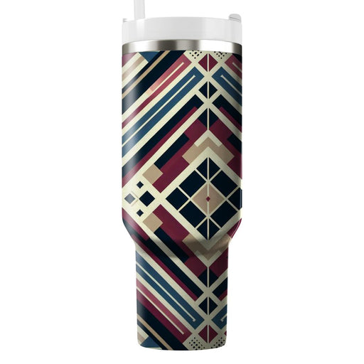 Vintage Argyle  Tumblers For Gifts