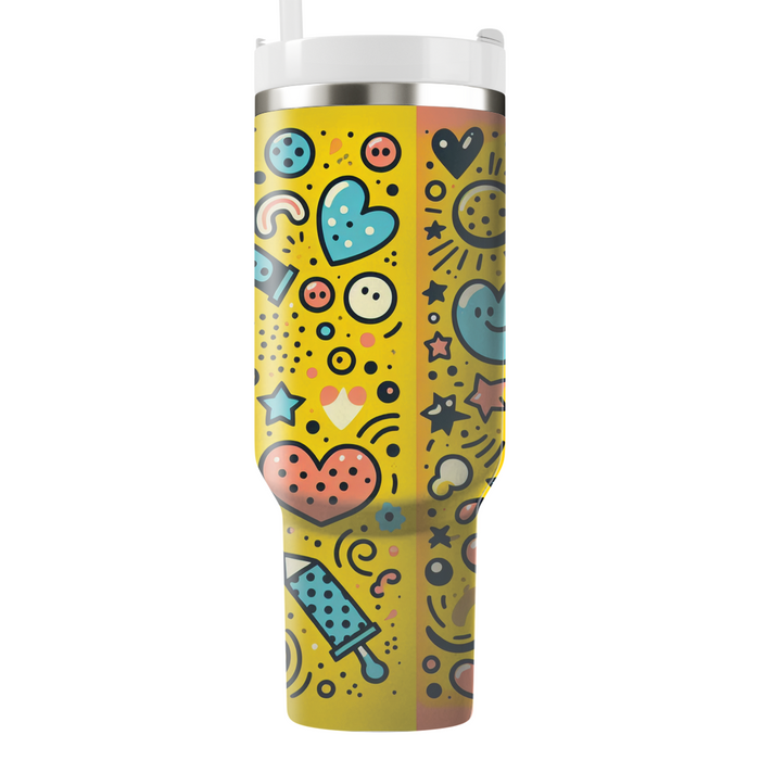 Playful Patterns  Tumblers With Lids