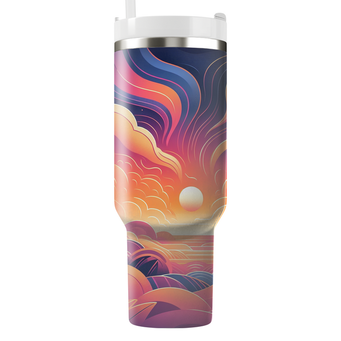  Sunset  Personalized Tumblers