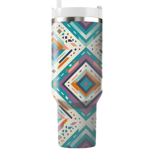 Artistic Brushstroke Pattern  Insulated Tumblers