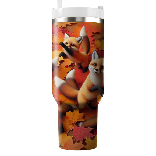 Whimsical Fox Party  Custom Tumblers