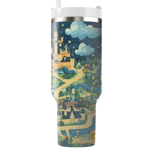 Mickey Mouse Adventure Map Personalized Tumblers