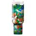 Whimsical Foxes And Flowers  Decorative Tumblers