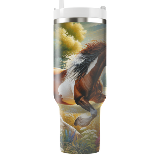 Wild Horse Gallop  Personalized Tumblers