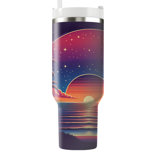 Sunset Mirage  Unique Tumblers