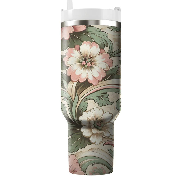 Vintage Farmhouse Flowers  Decorative Tumblers