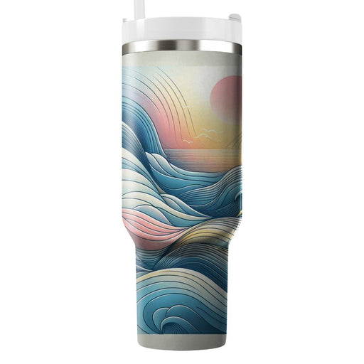 Nostalgic Waves  Tumblers For Gifts