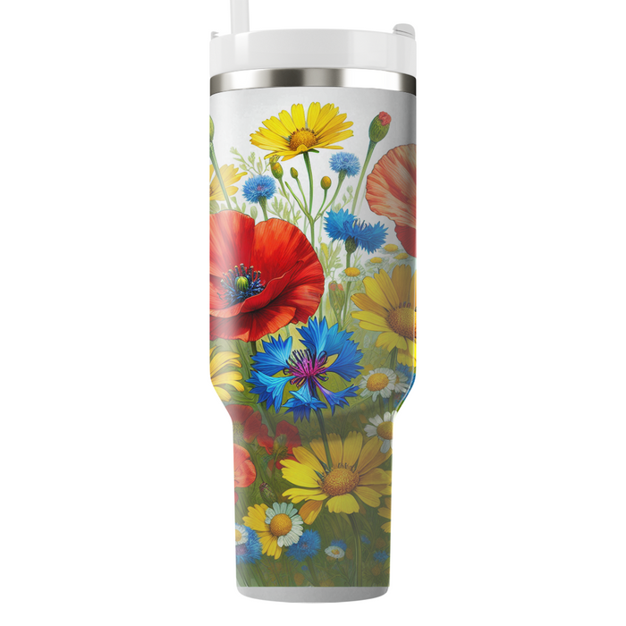 Wildflower Wonders  Tumblers With Lids