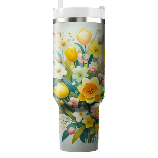 Blooming Springtime  Decorative Tumblers