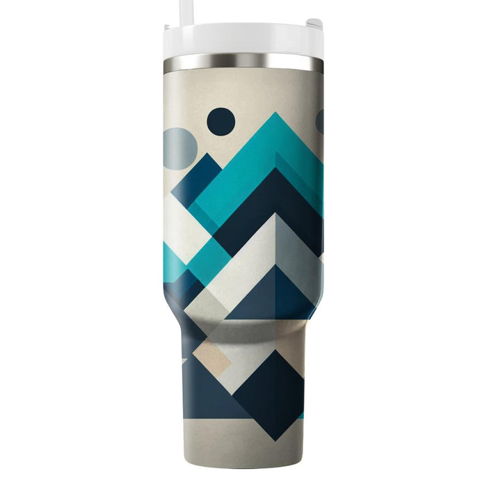 Artful Angular Shapes  Insulated Tumblers