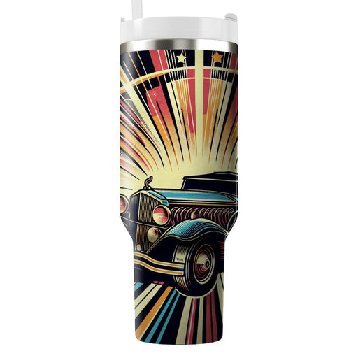 Vintage Car Graphics  Tumbler Cups