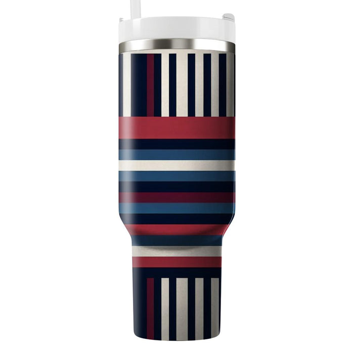 Bold Vertical Stripe Pattern  Custom Tumblers