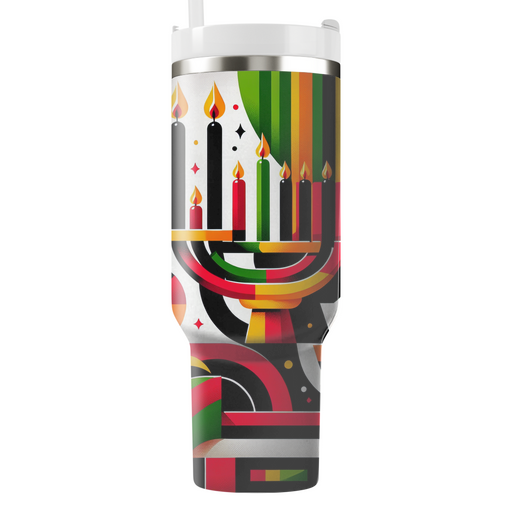 Bubbly Kwanzaa Tumblers With Lids