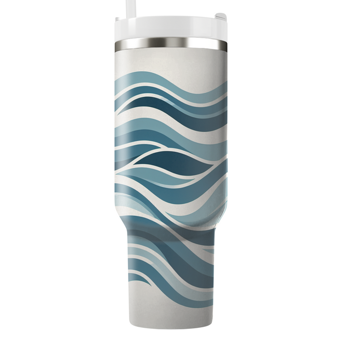 Modern Geometric Waves  Insulated Tumblers