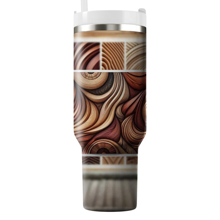 Woodgrain Wonder  Decorative Tumblers