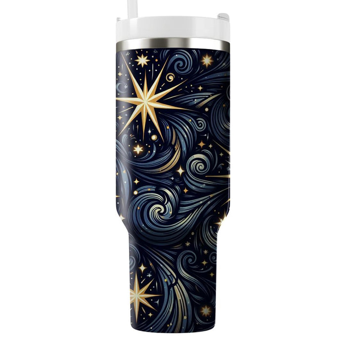 Starry Night Patterns  Travel Tumblers