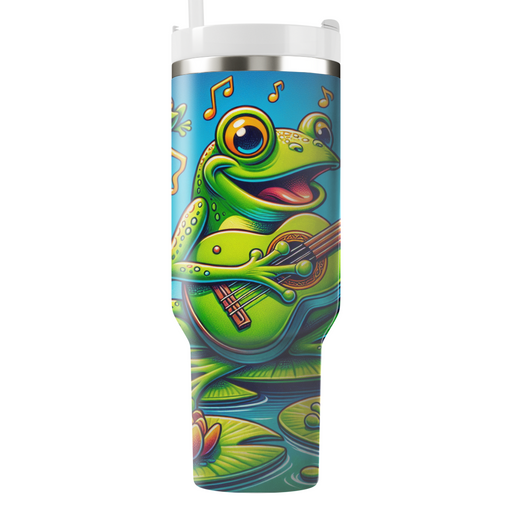 Funky Frog Jam  Tumblers With Lids