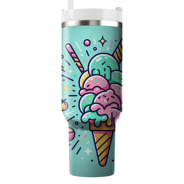 Whimsical Ice Cream Dream  Tumbler Cups