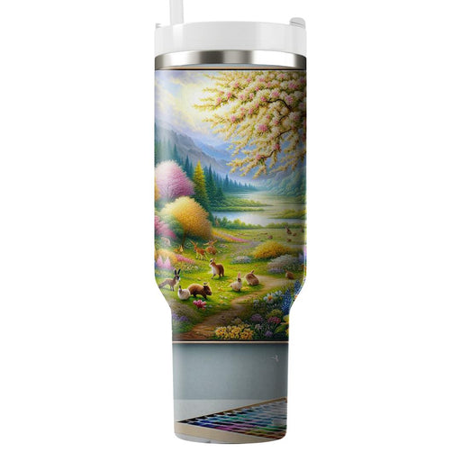 Spring Nature's Awakening  Tumblers With Lids