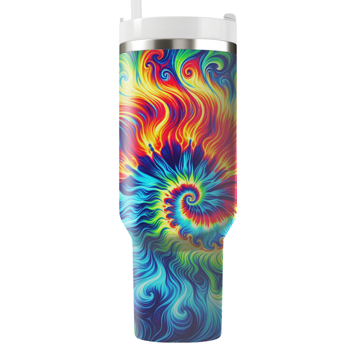 Tie-dye Bliss Travel Tumblers