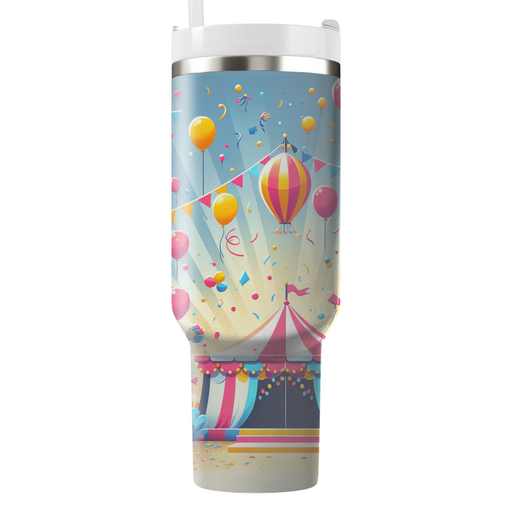 Bright Carnival Celebration  Personalized Tumblers