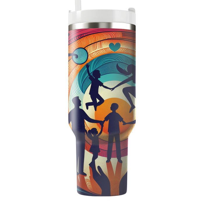 Aura Of Togetherness - Family Day  Decorative Tumblers