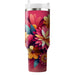 Dramatic Floral Explosion  Travel Tumblers