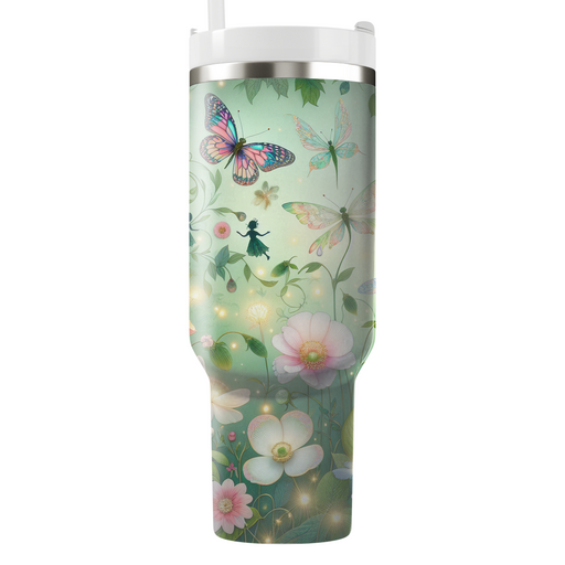 Spring Fairy Garden  Personalized Tumblers