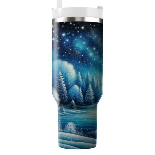 Winter Snowy Nights  Unique Tumblers