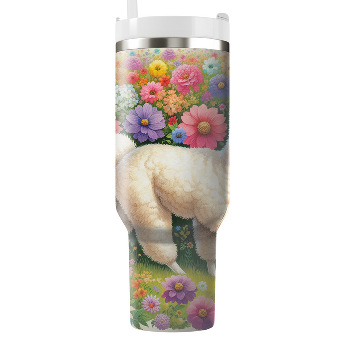 Charming Alpaca Adventure  Tumblers With Lids